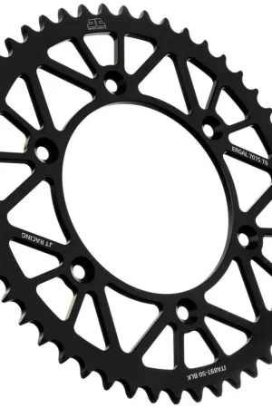 Flitsaanbieding JT SPROCKETS - REAR RACELITE ALU 50T BLACK, 520 - Sprockets - Aluminium